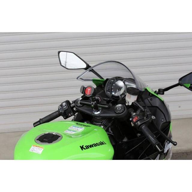 KIJIMA（キジマ） ZX-6R ABS 1Phone mountbar BK KAWASAKI カワサキ
