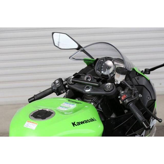KIJIMA（キジマ） ZX-6R ABS 1Phone mountbar BK KAWASAKI カワサキ
