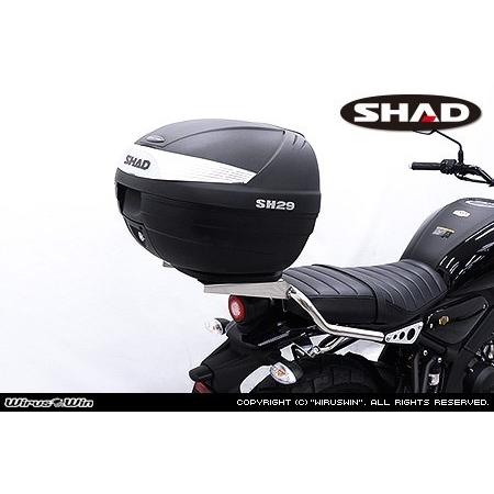 WirusWin ウイルズウィン SHAD製リアボックス付きタンデムバー XSR125 YAMAHA ヤマハ トップケース・テールボックス 車体用バッグ・ケース | WirusWin | 01