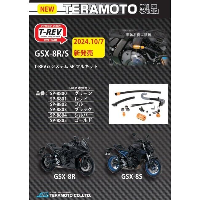 T-REV(寺本自動車商会) ティーレブ T-REVαシステムSPフルキット カラー：シルバー GSX-8R GSX-8S SUZUKI スズキ 減圧バルブ エンジンパーツ エンジン | ブランド登録なし | 02