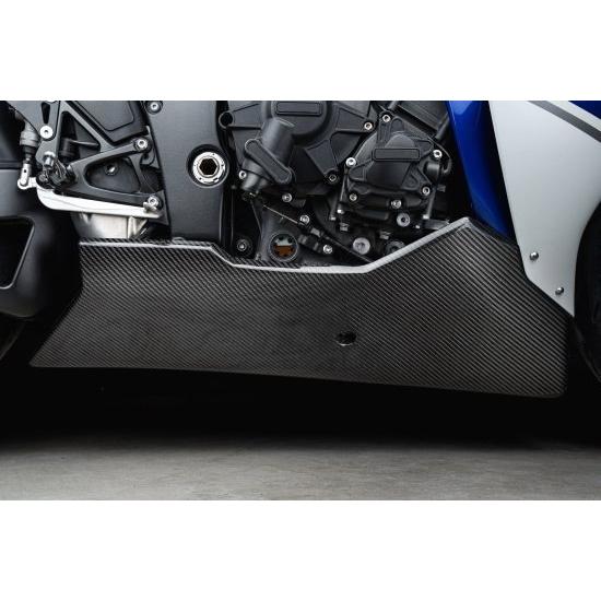 72GARAGE 72ガレージ アンダーカウル 素材：黒ゲル YZF-R1 YAMAHA