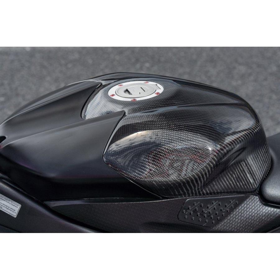 72GARAGE 72ガレージ タンクカバー 素材：カーボン綾織 YZF-R6 YAMAHA