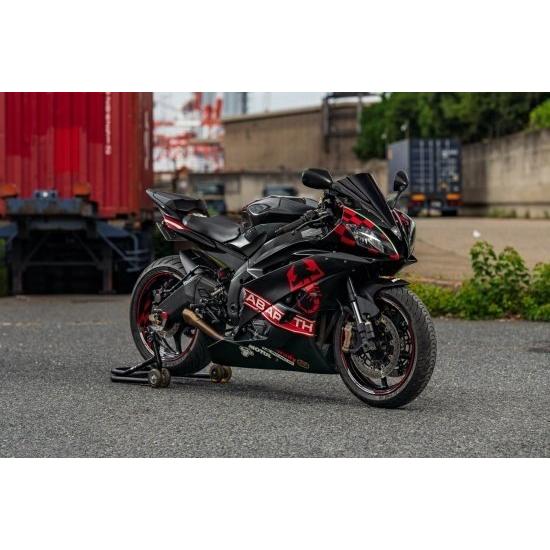 才谷屋 綾織タンクカーボン　YZF-R6 bn6 72GARAGE 72ガレージ タンクカバー 素材：カーボン綾織 YZF-R6 YAMAHA