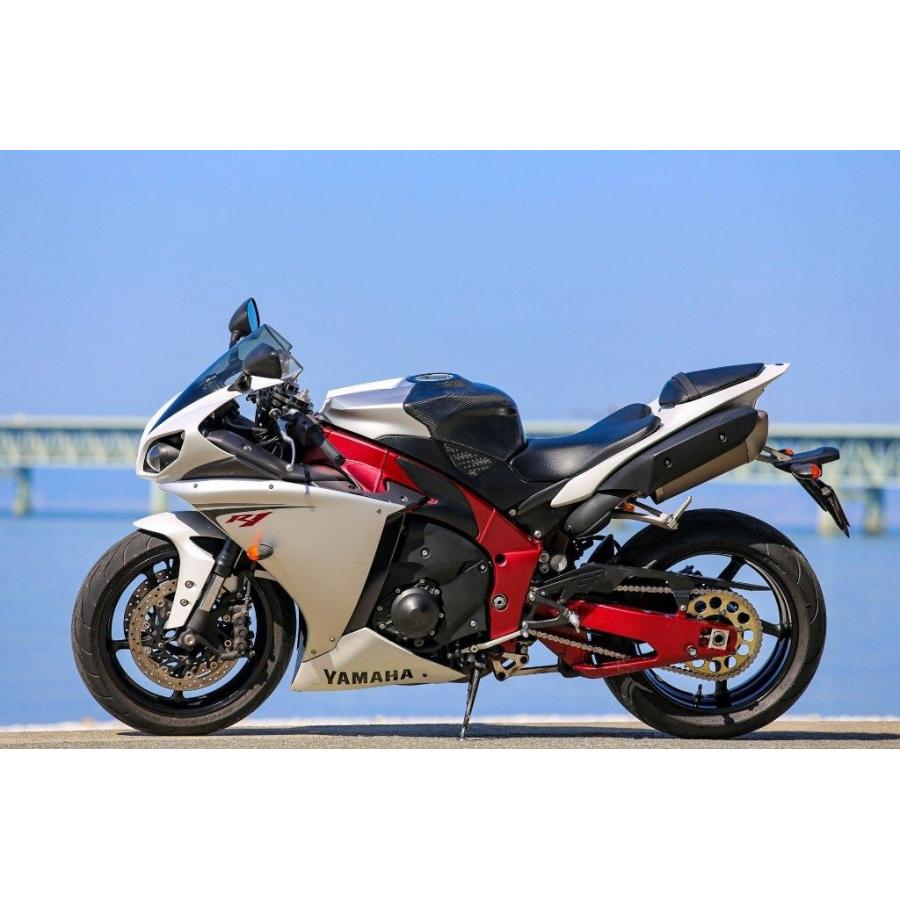 72GARAGE 72ガレージ タンクカバー 素材：カーボン綾織 YZF-R1 YAMAHA