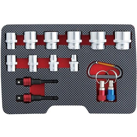 SEK スエカゲツール 15PC.充電スプラインソケットセット その他、ソケット ソケット ハンドツール_1