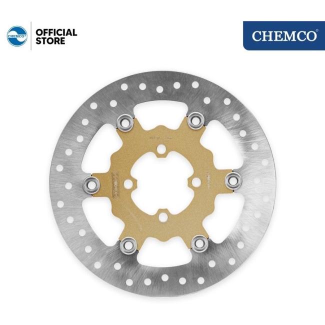 Chemco:ケムコ 【Chemco&times;Sunstar】Floating Disc Brake &Phi;260mm フロント カラー：Gold Vario 110 125 Beat HONDA ホンダ ブレーキディスクローター ブレーキ