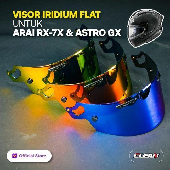 Clean クリーン Helmet Visor Iridium No.48A カラー：Revo Gold ヘルメットバイザー ヘルメット | ブランド登録なし | 01