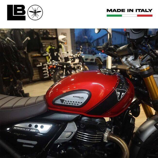 LABELBIKE 3Dタンクサイドステッカー SCRAMBLER 400X TRIUMPH