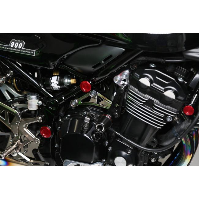AELLA アエラ エンジンハンガー・ロア in VibraTech (Kawasaki Z900RS) カラー：ホワイト Z900RS CAFE KAWASAKI カワサキ その他フレームオプション・補修部品