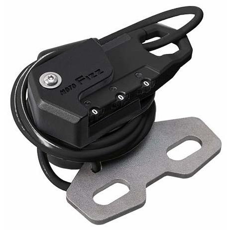 TANAX motofizz タナックス モトフィズ ヘルメット用ワイヤーロック ハンドルクランプ取付 カラー：ブラック ヘルメットロック ヘルメット | TANAX