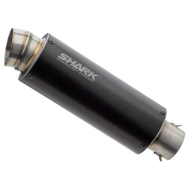 SHARK シャーク SRC 4 (1-1) Super Short スリップオンマフラー material：eloxed aluminium／colour：black Svartpilen 401 HUSQVARNA ハスクバーナ マフラー_1