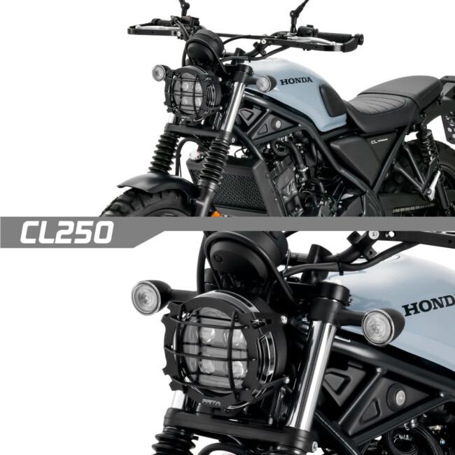 ZETA RACING ジータ レーシング ヘッドライトガード CL250 CL500