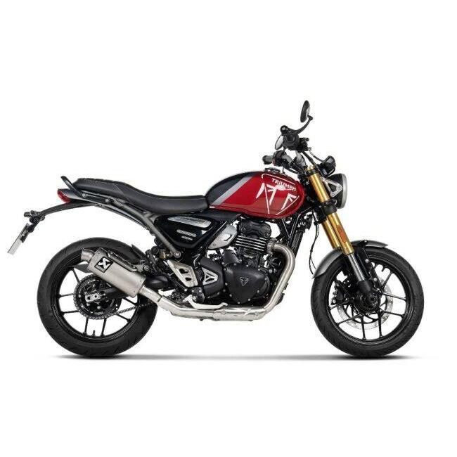 AKRAPOVIC マフラー TRIUMPH トライアンフ SPEED400 AKRAPOVIC（アクラポビッチ） EC/ECE認証 スリップオンライン