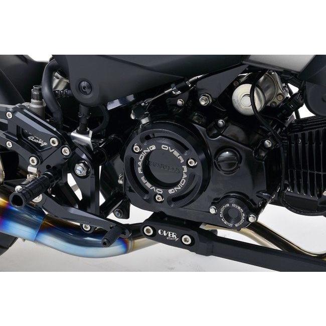 over クラッチアウターカバー ブラック MONKEY125(18-20)