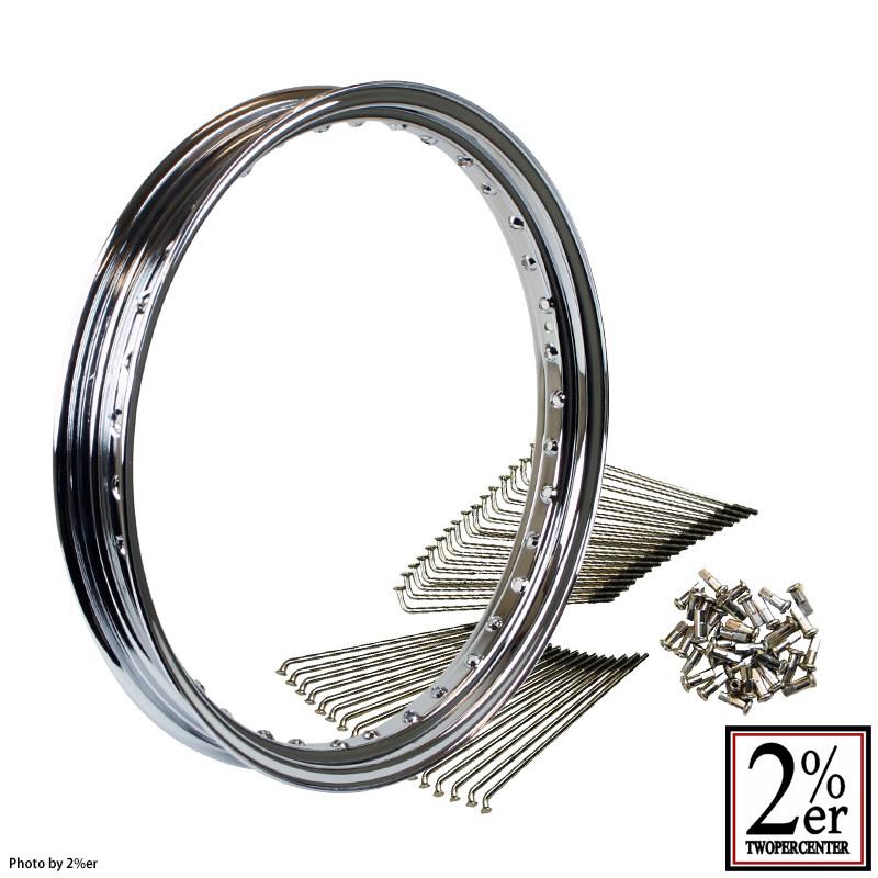 2%er（ツーパーセンター） フロント19インチキット SR400 SR500 YAMAHA