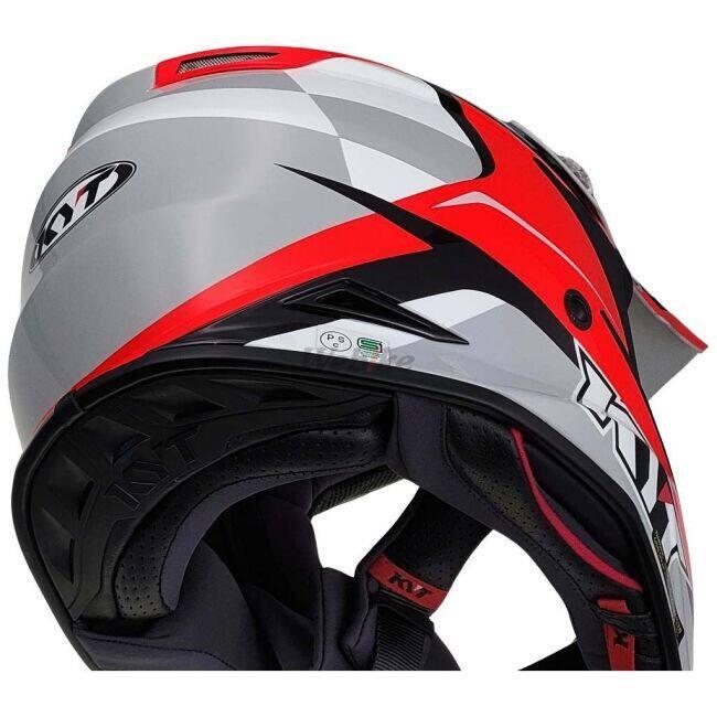 KYT ケイワイティ SKYHAWK [スカイホーク] GLOWING WHITE／RED