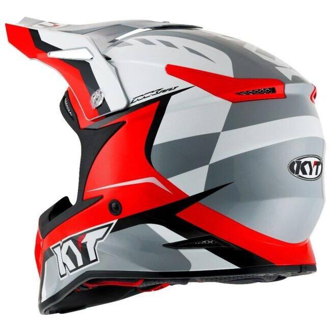 KYT ケイワイティ SKYHAWK [スカイホーク] GLOWING WHITE／RED