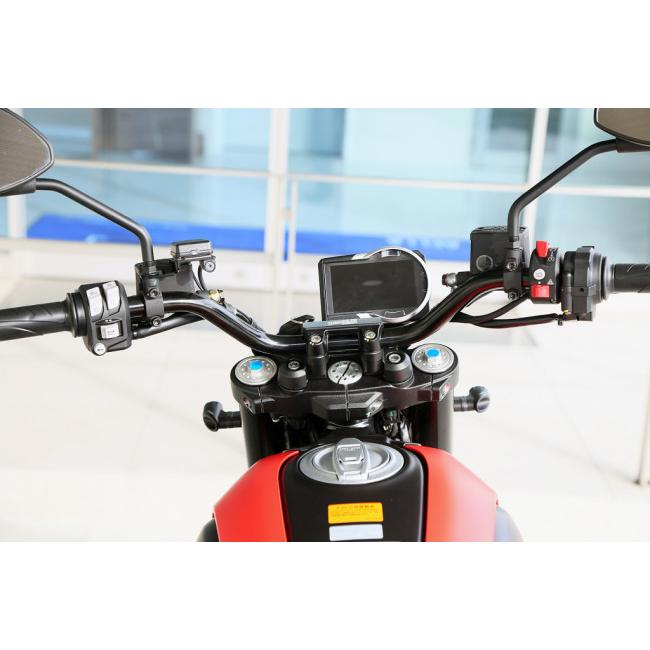 AELLA アエラ スチールハンドル (Scrambler FULL THROTTLE ’24-) 高さ：LOW 86mm(ハンドル 82.8mm+スペーサー 3.2mm)(純正比-2.5mm) Scrambler Full Throttle
