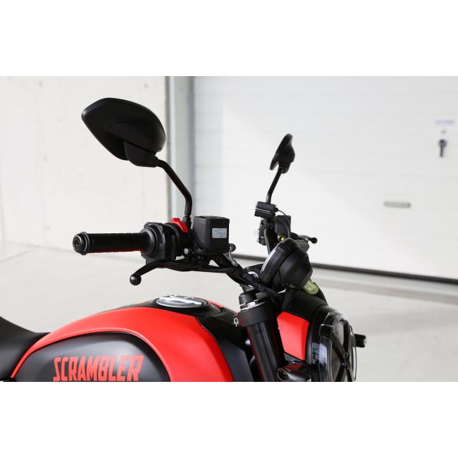 AELLA アエラ スチールハンドル (Scrambler FULL THROTTLE ’24-) 高さ：LOW 86mm(ハンドル 82.8mm+スペーサー 3.2mm)(純正比-2.5mm) Scrambler Full Throttle