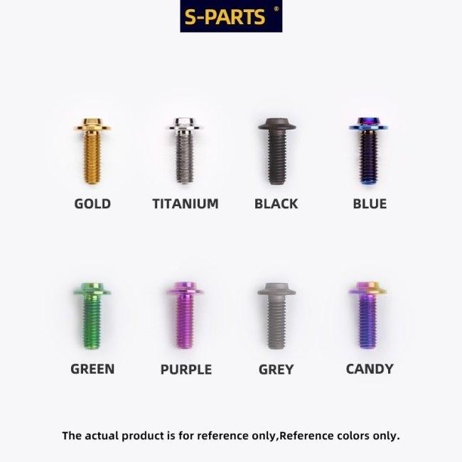 S-PARTS エスパーツ ジェネレーターカバー用チタンボルトセット カラー