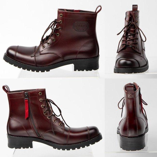 degner シフトガード付レザーZIPブーツ 27センチ DEGNER（デグナー） シフトガード付レザーZIPブーツ サイズ：26.0cm