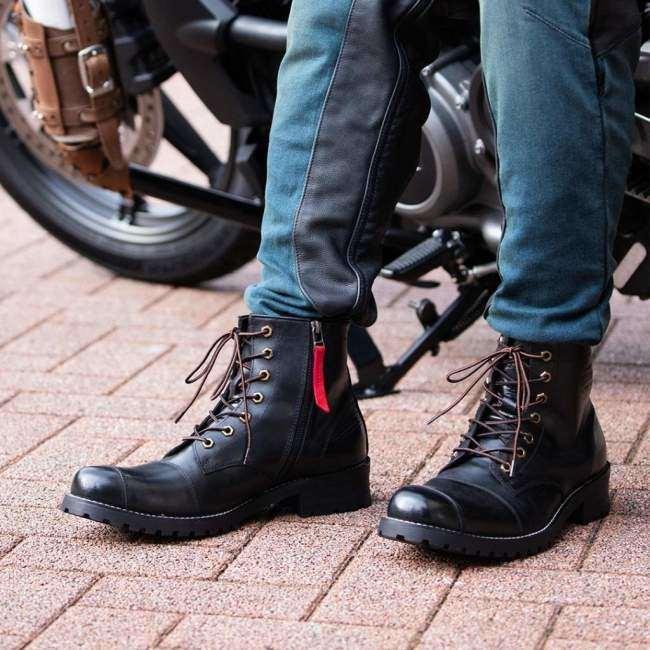 DEGNER（デグナー） シフトガード付レザーZIPブーツ サイズ：26.5cm 
