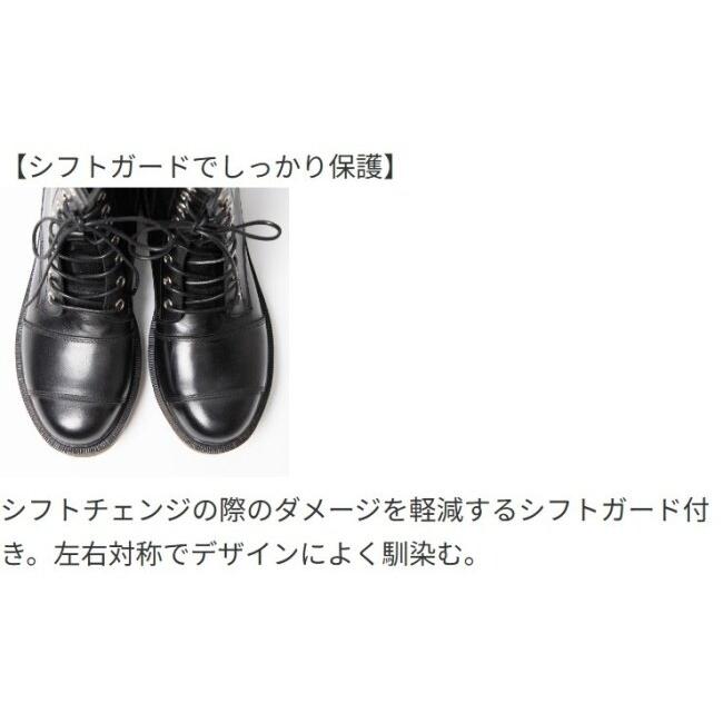 DEGNER（デグナー） シフトガード付レザーZIPブーツ レディース サイズ