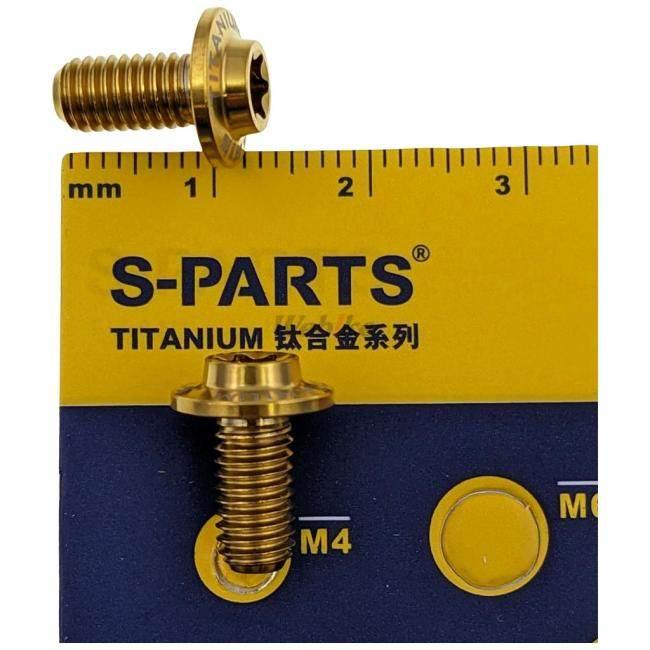 ほつ S-PARTS エスパーツ フロントアクスルクランプ用チタンボルトセット