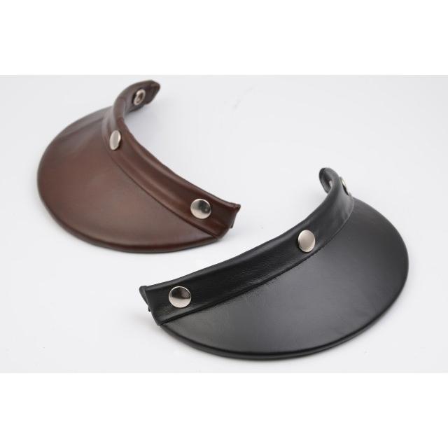 DIN MARKET ディンマーケット SHM ホースレザーバイザー カラー：ブラウン ヘルメットバイザー ヘルメット | DIN MARKET | 02