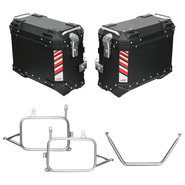 スカラベオ250 自賠責令和9年8月迄 脱着式パニアケース付き LOBOO ロブー PIKE TRACKER 35L サイドケース キャリア付き カラー