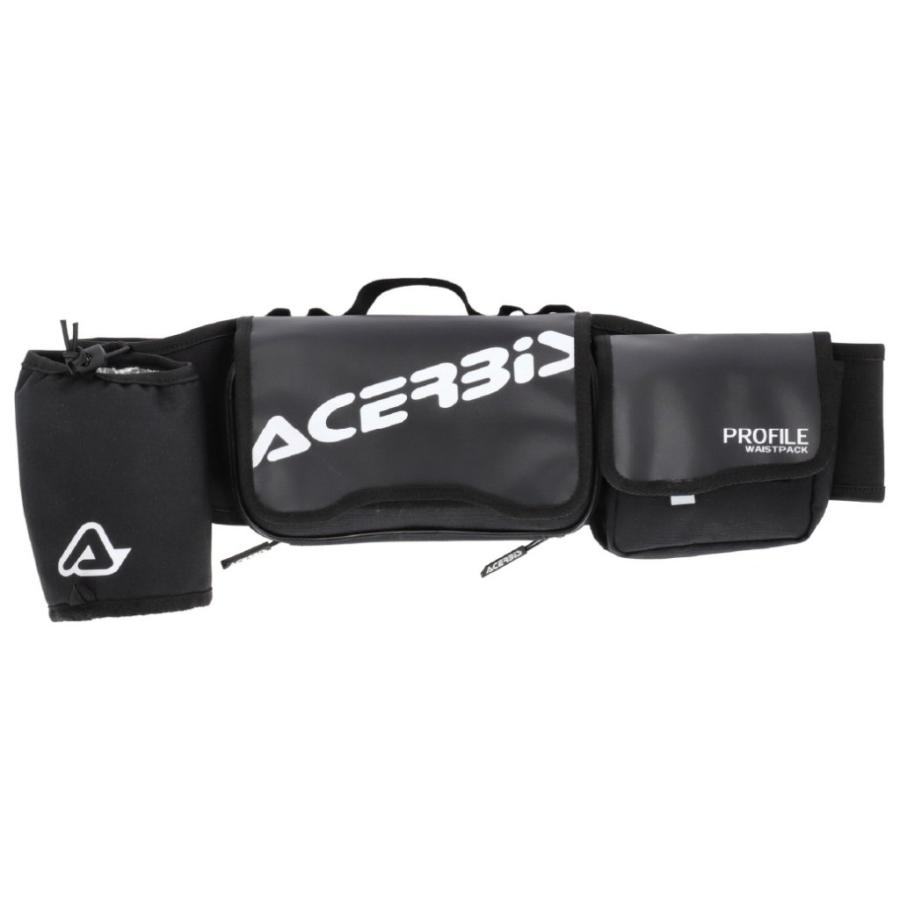 ACERBIS アチェルビス PROFILE LOGO WAIST PACK カラー：ブラック／ホワイト ウエストポーチ・ヒップバッグ バッグ | ACERBIS