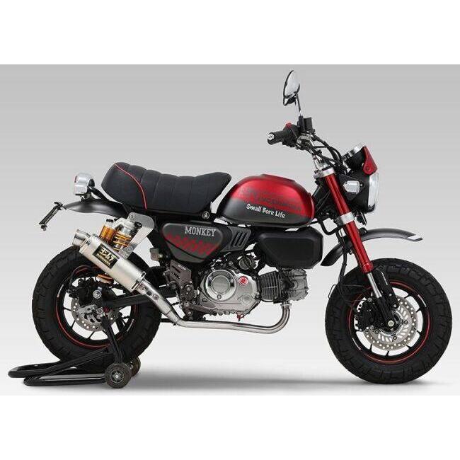 YOSHIMURA ヨシムラ 機械曲GP-MAGNUMサイクロン TYPE-DOWN EXPORT SPEC 政府認証 サイレンサータイプ：SC カーボンカバー Monkey125 HONDA ホンダ マフラーの画像