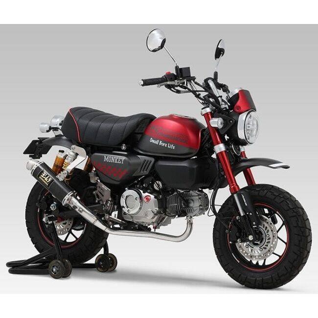 YOSHIMURA ヨシムラ 機械曲GP-MAGNUMサイクロン TYPE-DOWN EXPORT SPEC 政府認証 サイレンサータイプ：SC カーボンカバー Monkey125 HONDA ホンダ マフラーの画像