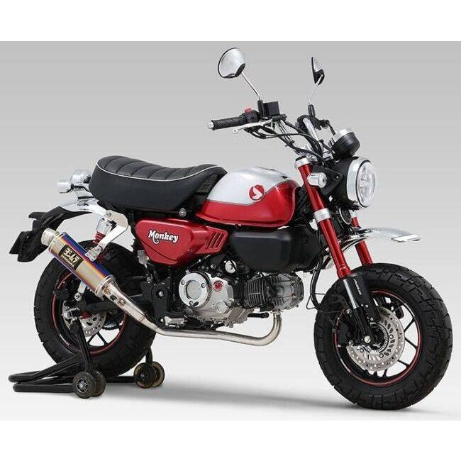 YOSHIMURA ヨシムラ 機械曲GP-MAGNUMサイクロン TYPE-DOWN EXPORT SPEC 政府認証 サイレンサータイプ：SC カーボンカバー Monkey125 HONDA ホンダ マフラーの画像