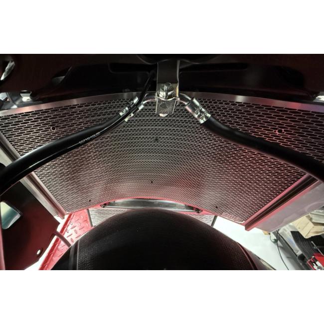 AELLA アエラ ラジエター＆オイルクーラープロテクターセット(ハヤブサ hayabusa) カラー：ブラック(電解研磨・酸化発色処理) HAYABUSA SUZUKI スズキ 冷却関連の画像