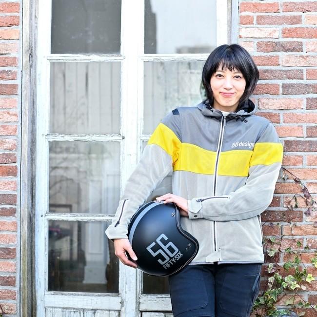 56designジャケット　レディース 56design（56デザイン） 【56design×KUSHITANI】BORDER MESH PARKA