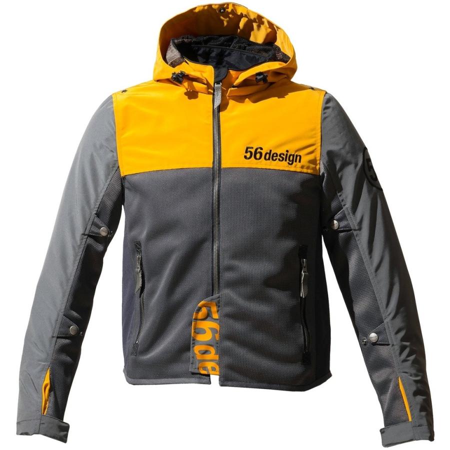 56design ハーフメッシュパーカージャケット Sサイズ カワサキパーツ/ウエア＆グッズオンラインショップカワサキ×56design