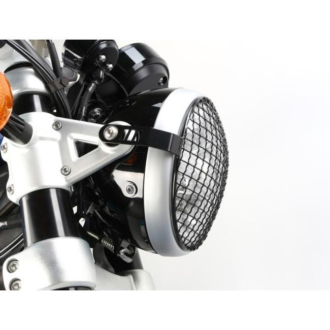 Realize MYTEC リアライズ マイテック Super Meteor650用 ヘッドライトグリル SuperMeteor 650 ROYAL ENFIELD ロイヤルエンフィールド ヘッドライトガード 外装の画像