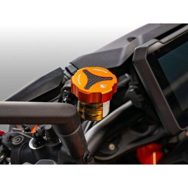DUCABIKE (DBK) ドゥカバイク (ディービーケー) フルードタンクキャップ カラー：オレンジ DUCATI ドゥカティ KTM MOTOGUZZI モトグッチ ブレーキの画像