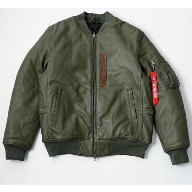 RIDEZ ライズ MOTO MA-1 JACKET バイク用 レザージャケット サイズ：XL ジャケット アパレル | RIDEZ（バイク） | 02