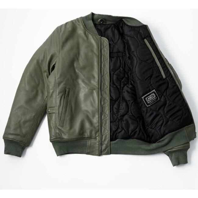 RIDEZ ライズ MOTO MA-1 JACKET バイク用 レザージャケット サイズ：XL ジャケット アパレル | RIDEZ（バイク） | 03
