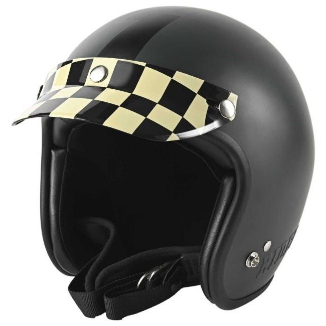 RIDEZ ライズ Duckhill Peak Visor バイク用バイザー カラー：Checker ジェットヘルメット ヘルメットバイザー ヘルメット | RIDEZ（バイク） | 02