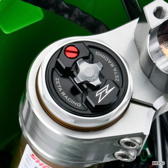 ZETA RACING ジータ レーシング フロントフォークトップキャップ SHOWA