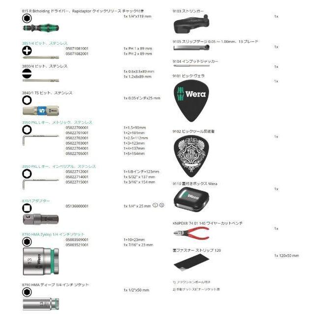 Wera（ヴェラ） 工具セット セット工具 : ウェビック1号店 - 通販