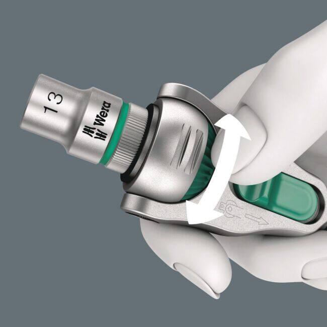 WERA ヴェラ 1/2DRラチェットレンチZyklop Speed・ソケットアタッチメントセット セット工具_4