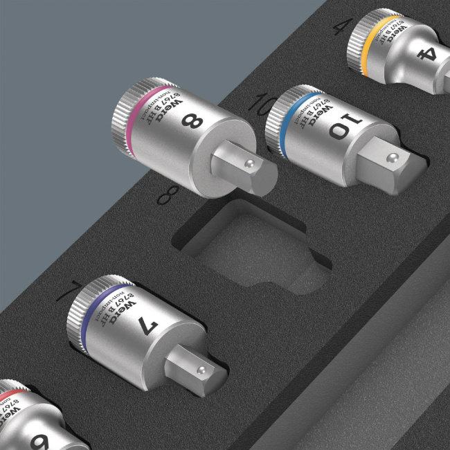 Wera（ヴェラ） 3/8DR ビットソケット・Zyklopアダプターセット セット