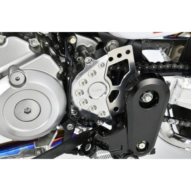 G-Craft ジークラフト ビレットスプロケットガード カラー：シルバー モンキー125 CT125 GROM HONDA ホンダ スプロケットカバー 外装の画像
