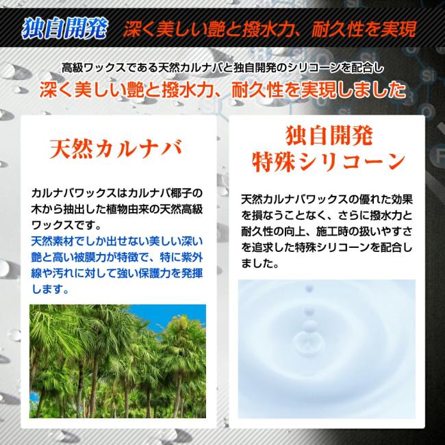 DELTA DIRECT デルタダイレクト ホーミングX カルナバショット 撥水コーティング剤／クロス／アプリケーターセット ケミカル | デルタダイレクト | 06