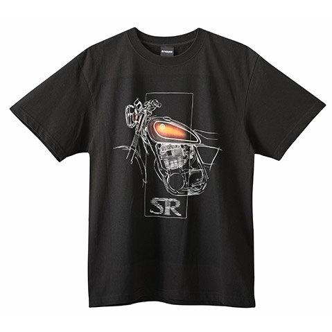 Y’S GEAR(YAMAHA) ワイズギア RY3008 デザインTシャツ SR サイズ：XL(90792AE66X00) SR400 YAMAHA ヤマハ Tシャツ アパレル | ワイズギア