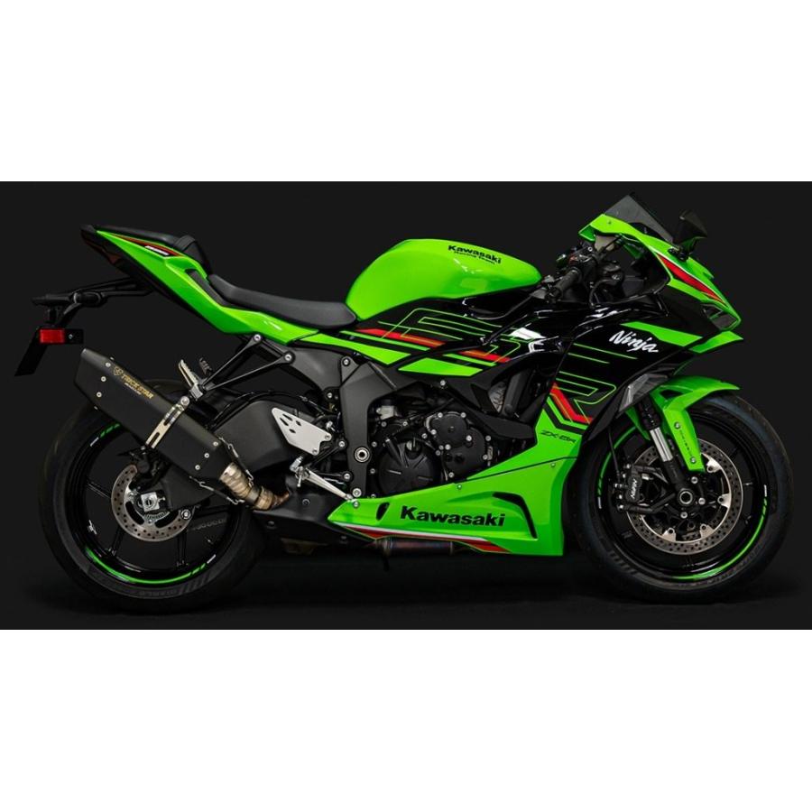 TRICKSTAR トリックスター 政府認証 スリップオンマフラー IKAZUCHI ブラックエディション ZX-6R KAWASAKI カワサキ マフラー | TRICK STAR